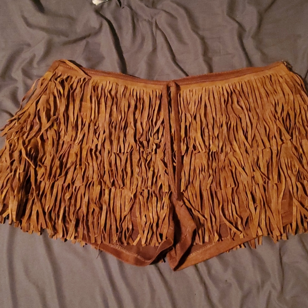 Fringe shorts